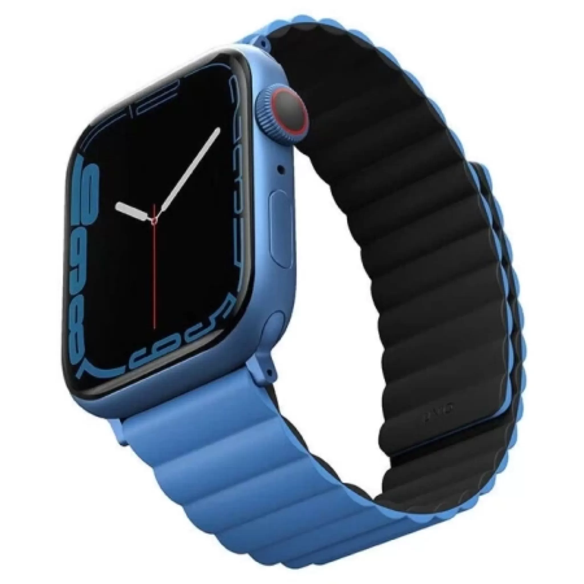 Ремешок Uniq Revix для Apple Watch 49/45/44/42mm, синий/черный